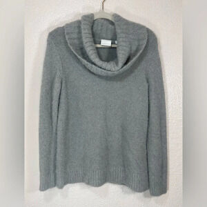 Ett Twa Anthropologie Ingrid Gray Fuzzy Cowl Neck Sweater Women’s Small